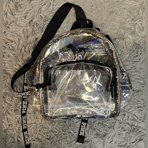 VS Small Clear SPARKLY Backpack